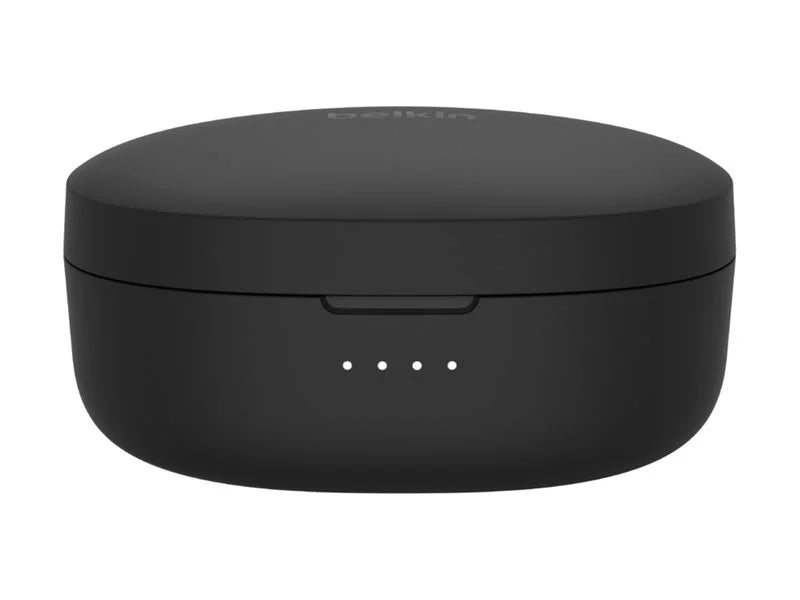 Bolt, Sweat IPX5 USB-C, to Wireless Water and Hours Wireless Resistant, Black Life Up Battery Belkin 28 Charging, - Earbuds, of True SOUNDFORM