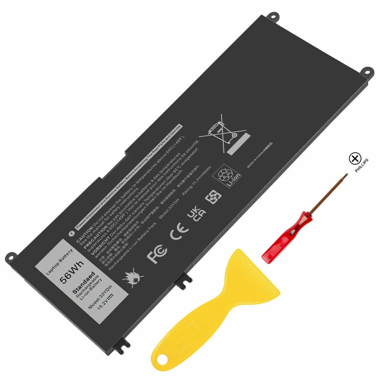 3380 3480 P30E001 Dell 3590 Battery Laptop 33YDH 3580 W7NKD US For Latitude 3490