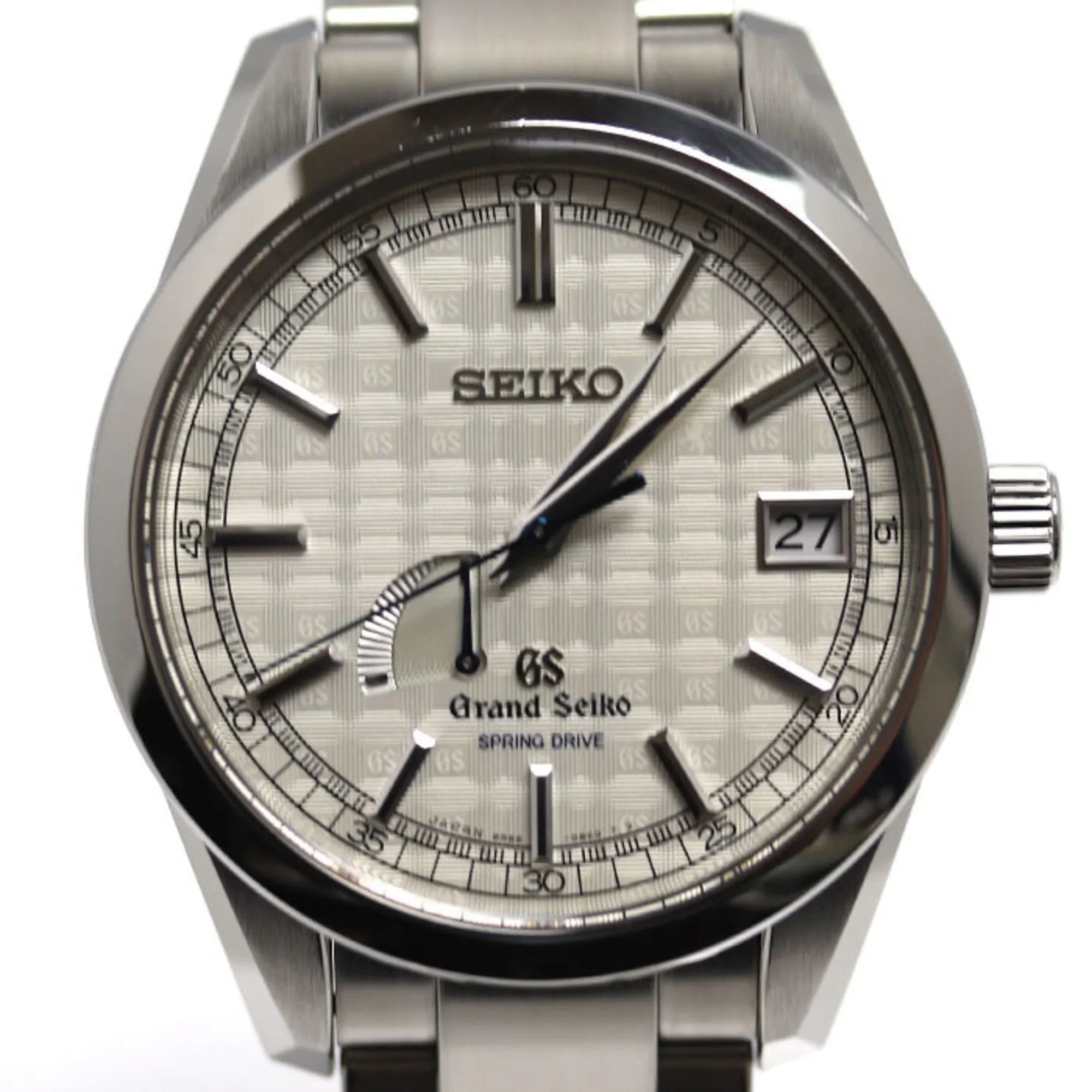 Men's Drive Watch Grand 1,500 Limited (Good) pieces Seiko worldwide SBGA111/9R65-0BP0 Spring Anniversary Automatic to Edition Pre-Owned 10th