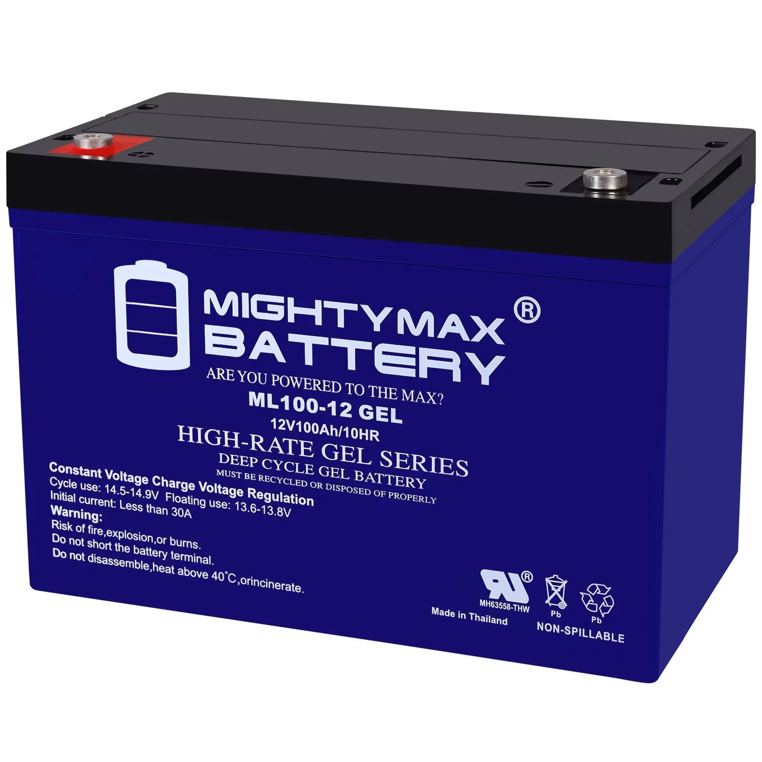 GEL Trolling Motors 100AH Minnkota compatible with 12V Battery Replacement