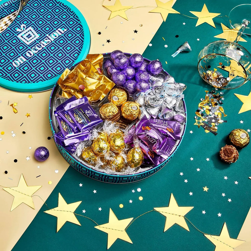 Ghir Gift | Box Chocolate for Luxury Chocolate Pack Basket Godiva Gifts Chocolate Kisses, Men, Assorted Brand Gift Variety Tin- Occasion?? Women Hershey On Christmas Includes Chocolate, | Gourmet By |