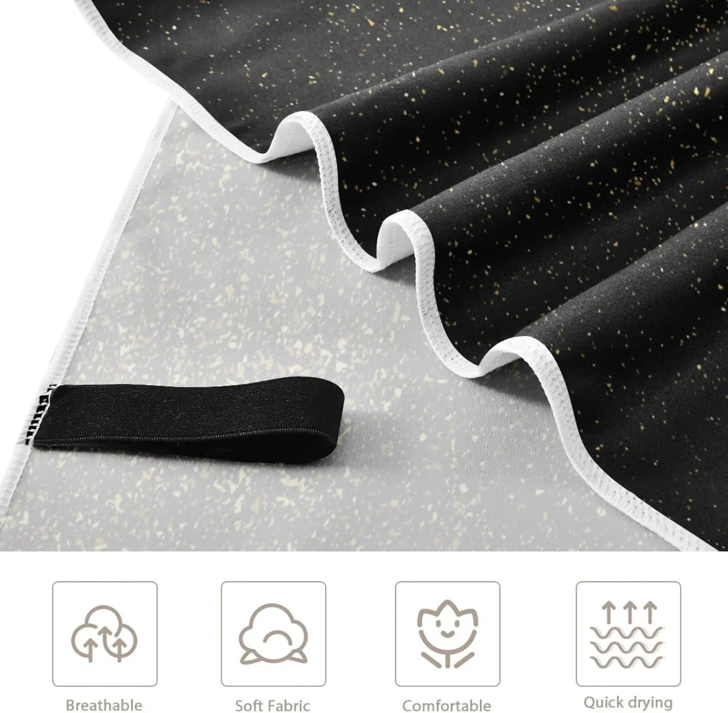 Towel Compact Dry Lightweight Swimming Beach Super Towels Quick - Holiday£¨72£© Camping Glitter Bestwell for Travel Oversized - Texture Absorbent Towel