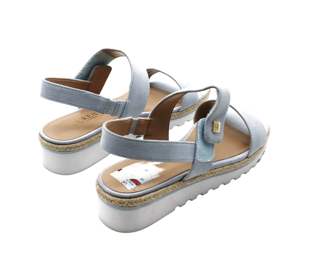 Jewelle Lauren Lauren 8.5 Wedge Sandals US) Ralph (Size