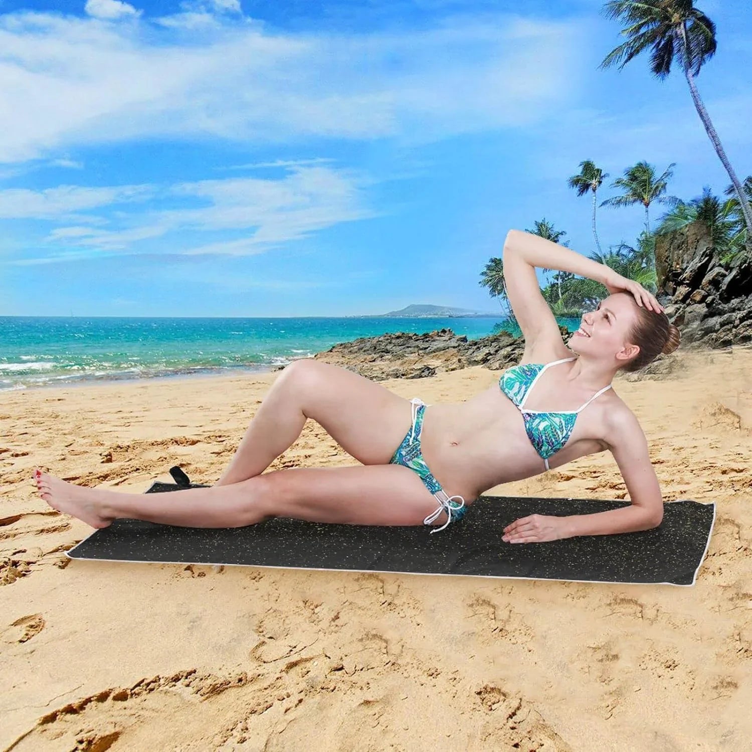 Towel Compact Dry Lightweight Swimming Beach Super Towels Quick - Holiday£¨72£© Camping Glitter Bestwell for Travel Oversized - Texture Absorbent Towel