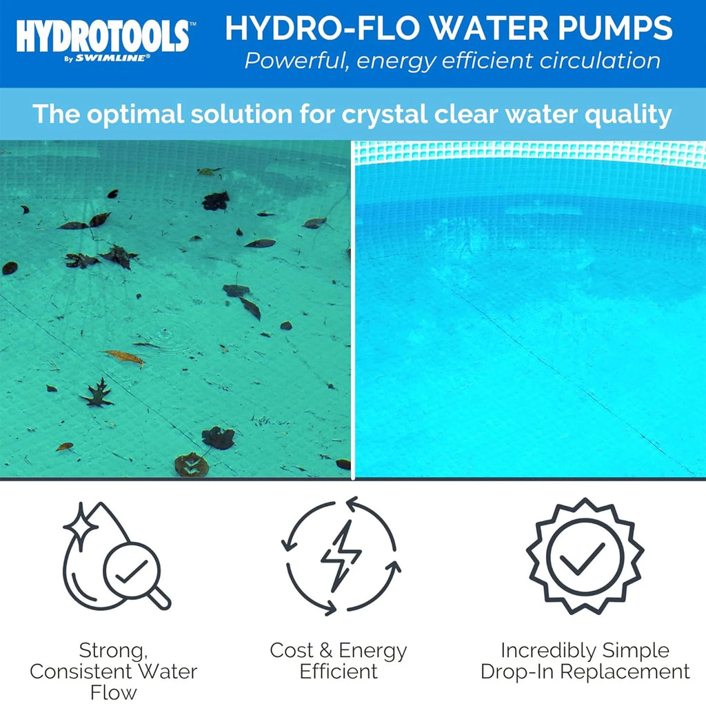 Swimline Pump Discharge HP Vertical Swimming Hydro Flo HydroTools 0.75 Pool