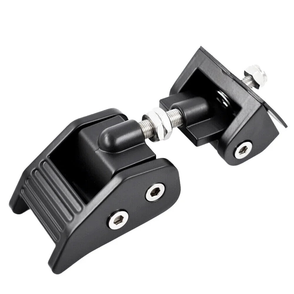 Secure Pack Latch 07-18 2 Onemayship Vehicle Catch Wrangler Hood Protection-Black for US Jeep Front JK Lock