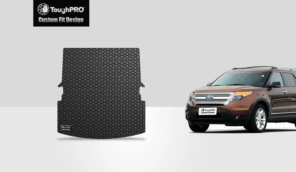 '- (Made FORD Mat Heavy with Weather Rubber - Explorer - All Cargo USA) - Black Compatible ToughPRO in 2018 Duty