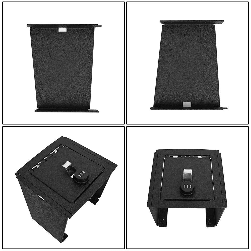 Coating Password, Box Bronco Steel Center for Anti-rust 3-Digit Carbon Safe Console Black 2Door/4Door for Ford with 2021-2022, ALLTIMES