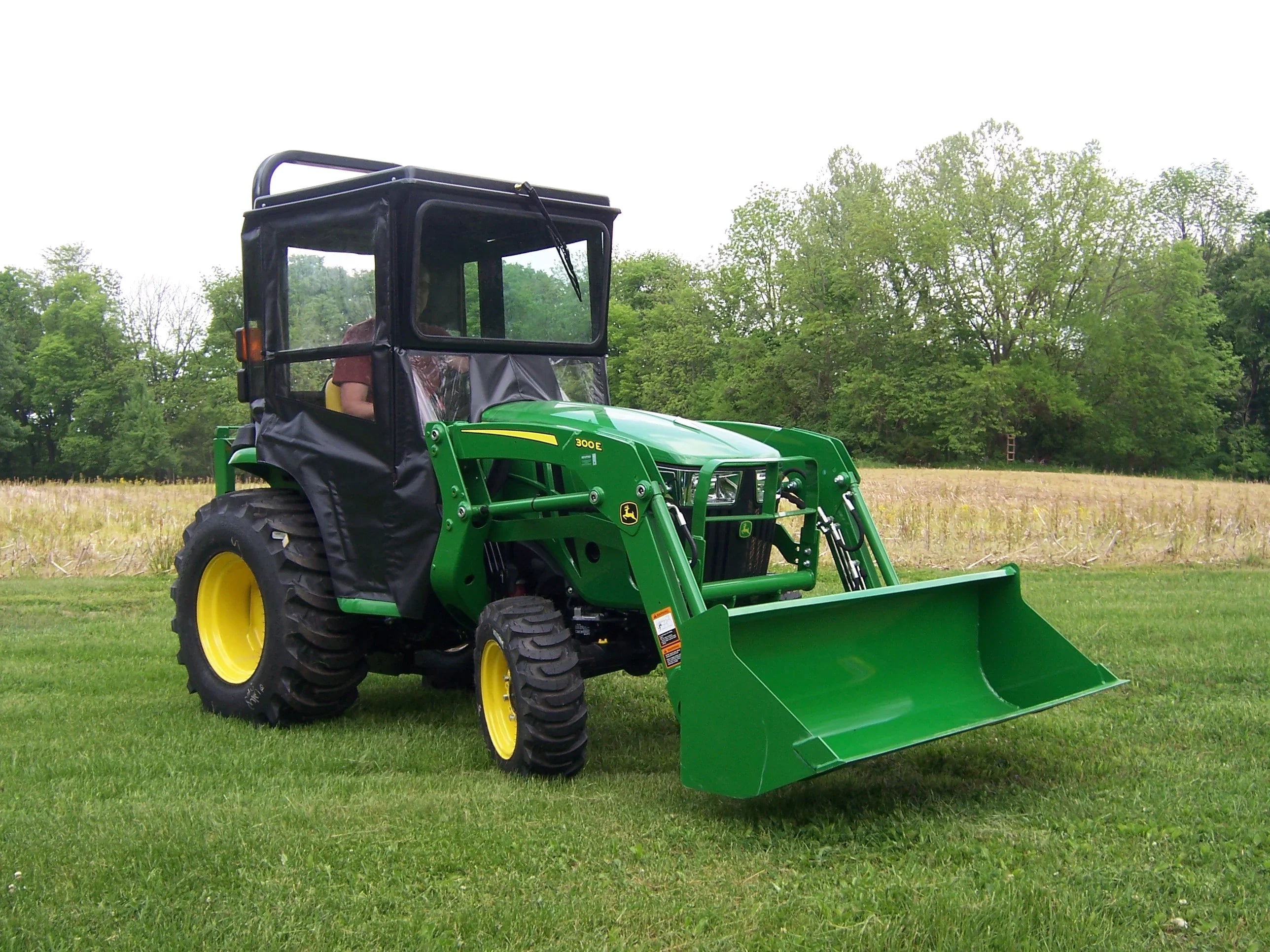 Enclosure Top 3025E, Hard 2018 40410 Tractor 3038E Above John and Cab Original 3032E, Fits Deere Cab