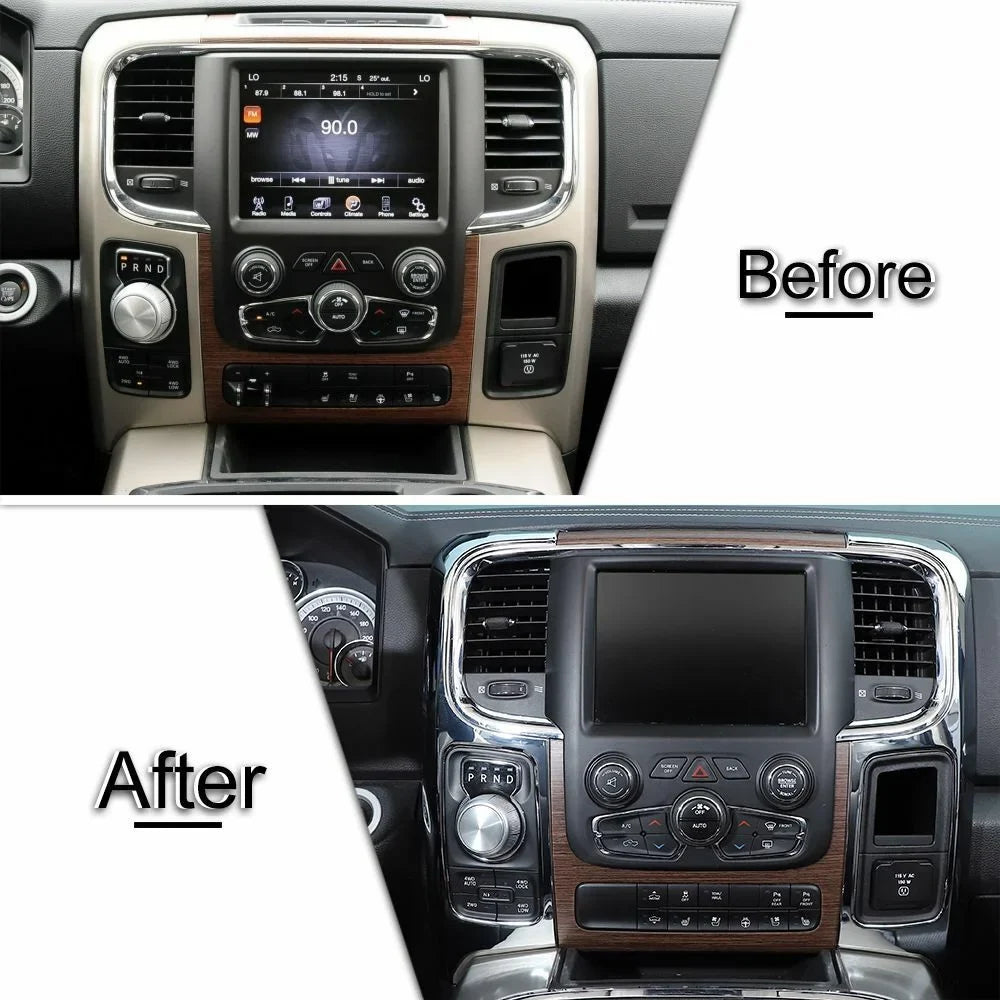Console Side Navigation Chrome Center Teledu Panel Trim Cover