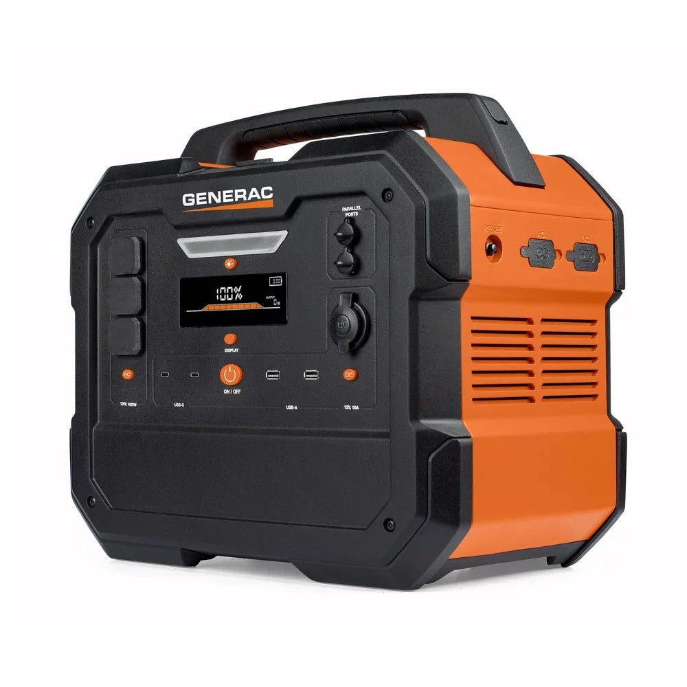 2106Wh Power Compatible Panel - Battery Solar Station Generac 8026 Charging Portable Powered 1600/3200W Generator
