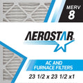 1/2x23 8, 23 6, 1/2 Made MERV 1/2 of the 23 Box USA Aerostar 1, 23 1/2x1 x Pleated Filter, x Air in