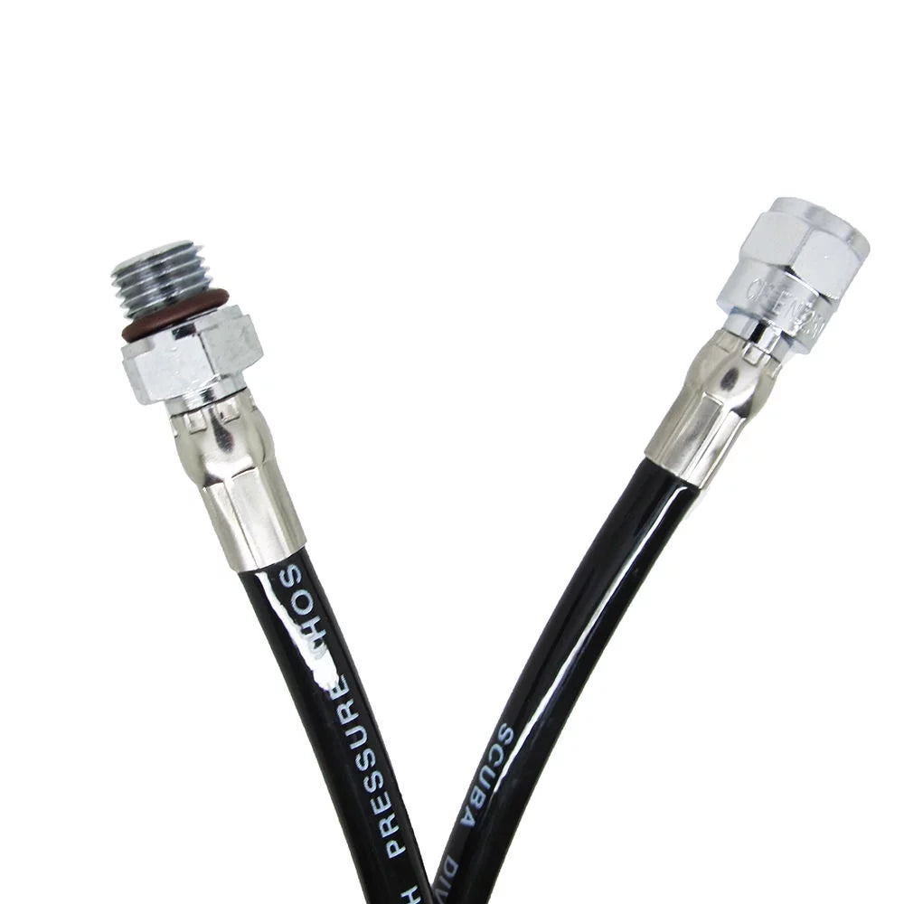 For 32" Fiber SPG, Scuba Diving Hose Pressure Kevlar High 1st HP stage Gauge,