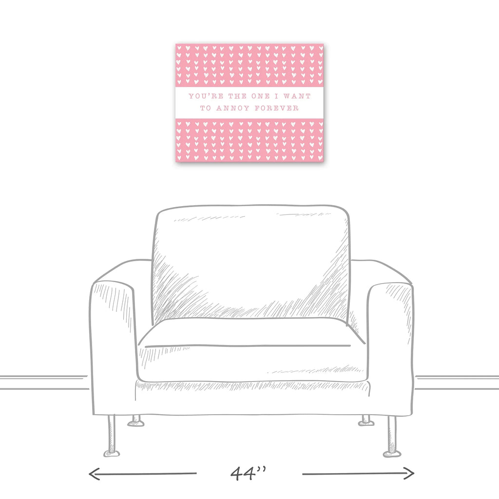 20 Wall 16 Art Products Pink Canvas x Annoy One Forever Creative