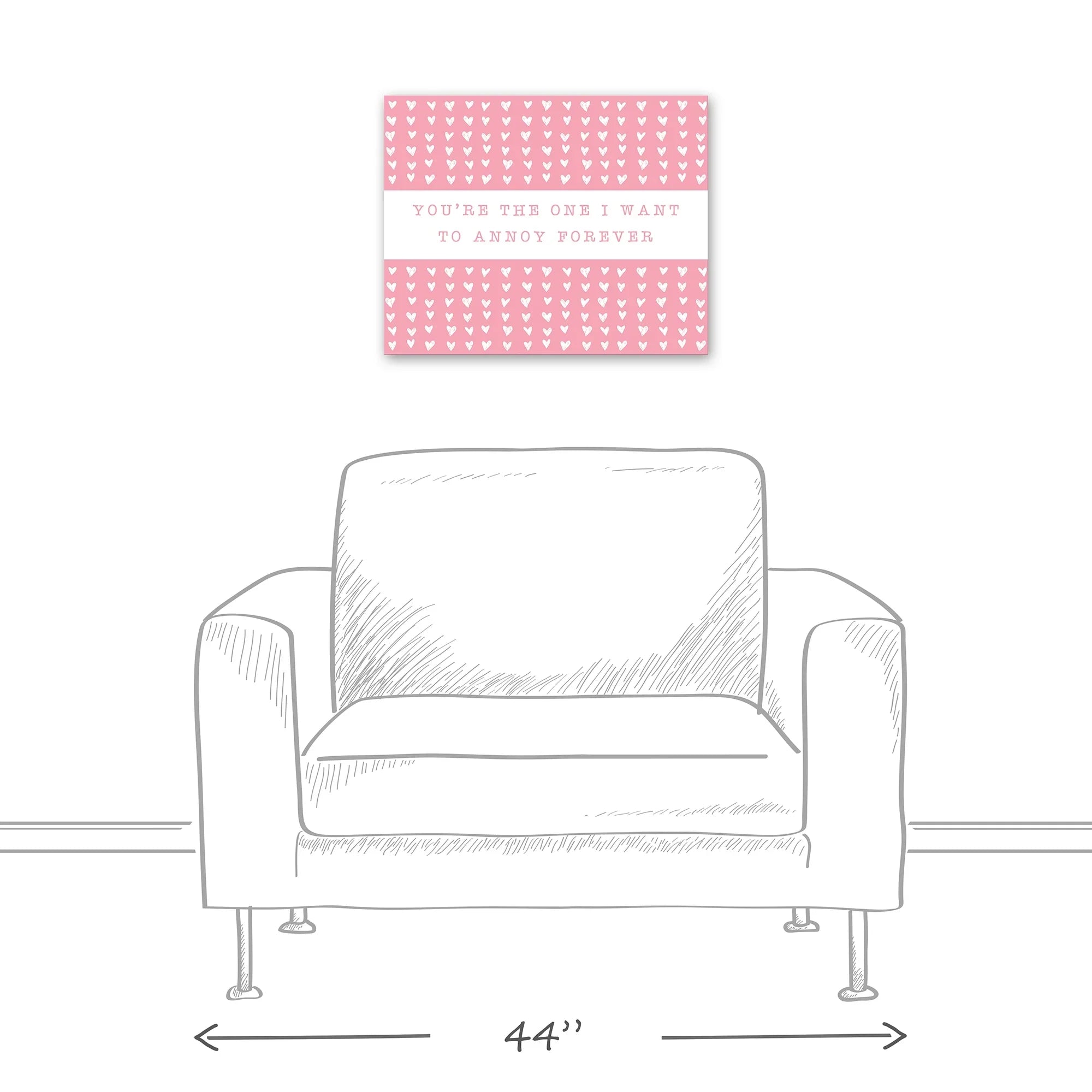 20 Wall 16 Art Products Pink Canvas x Annoy One Forever Creative