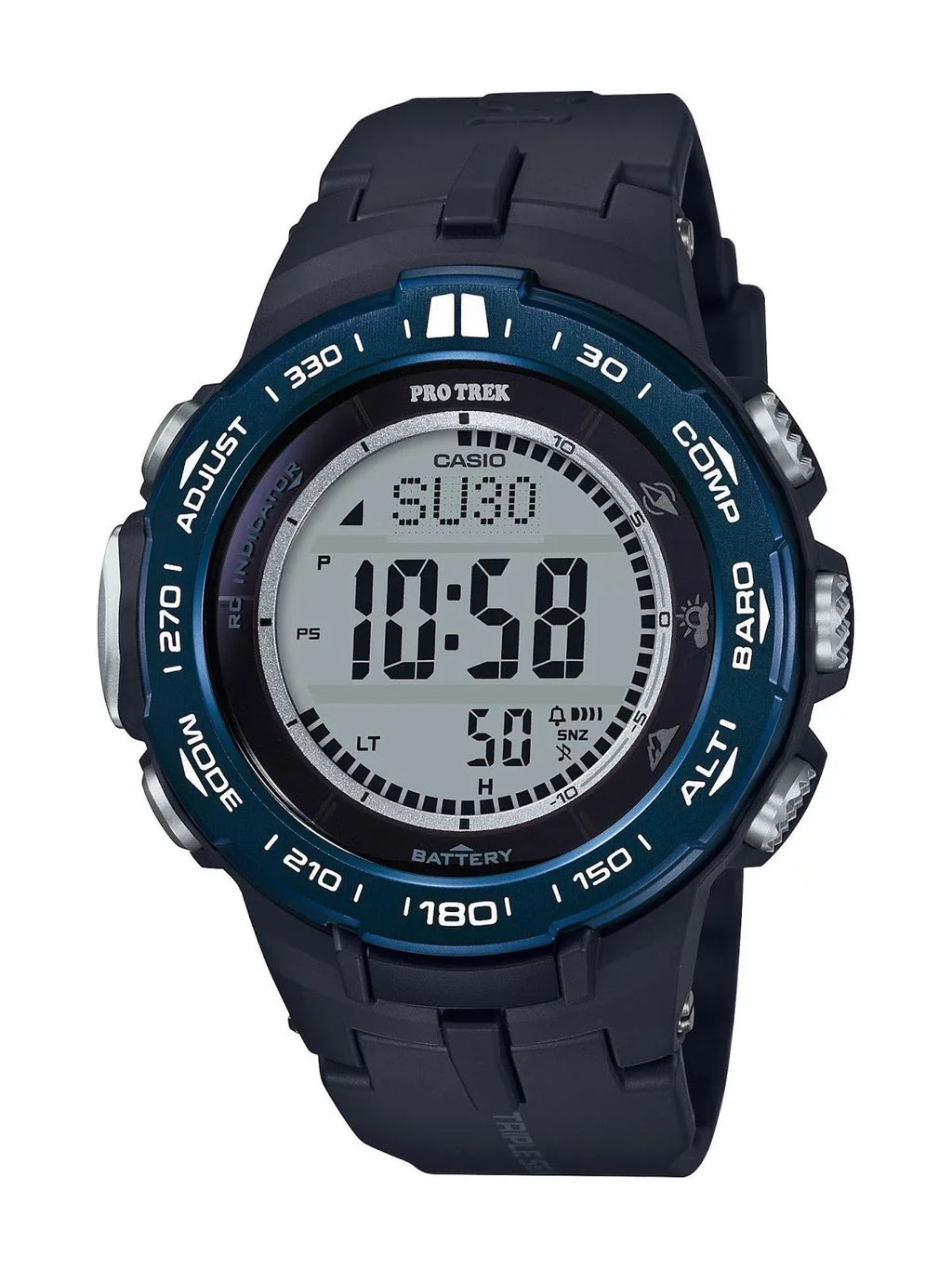 Men's Sensor Watch Trek Solar Triple Pro Casio Atomic