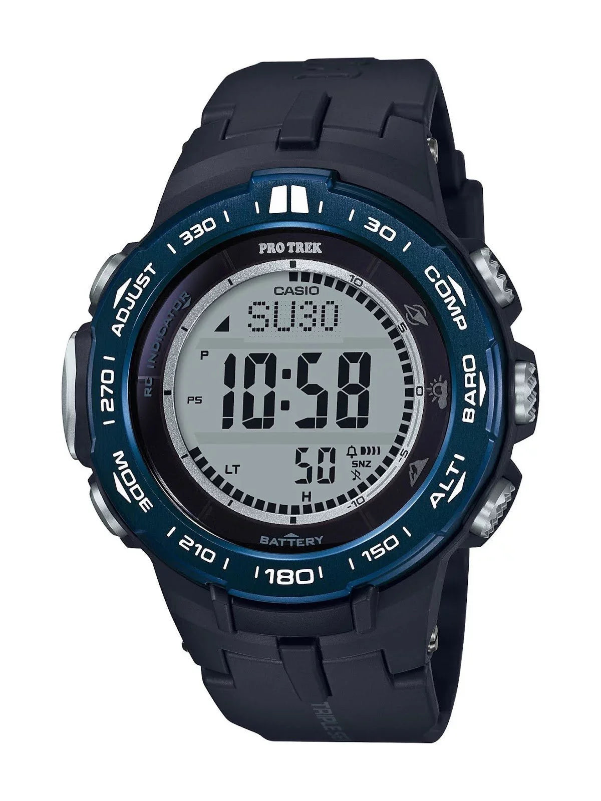 Men's Sensor Watch Trek Solar Triple Pro Casio Atomic