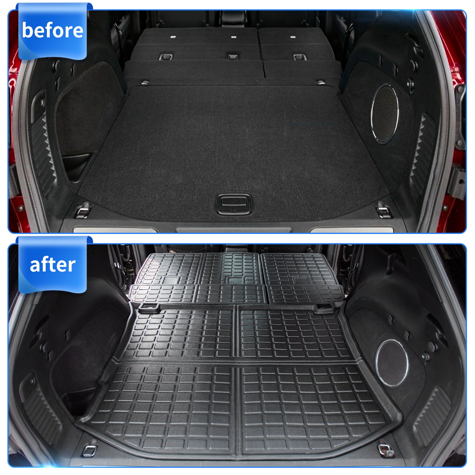 2023 2011-2021 WK Cherokee Mat Trunk Grand Cherokee 2022 Jeep Grand Fit Mats Backrest