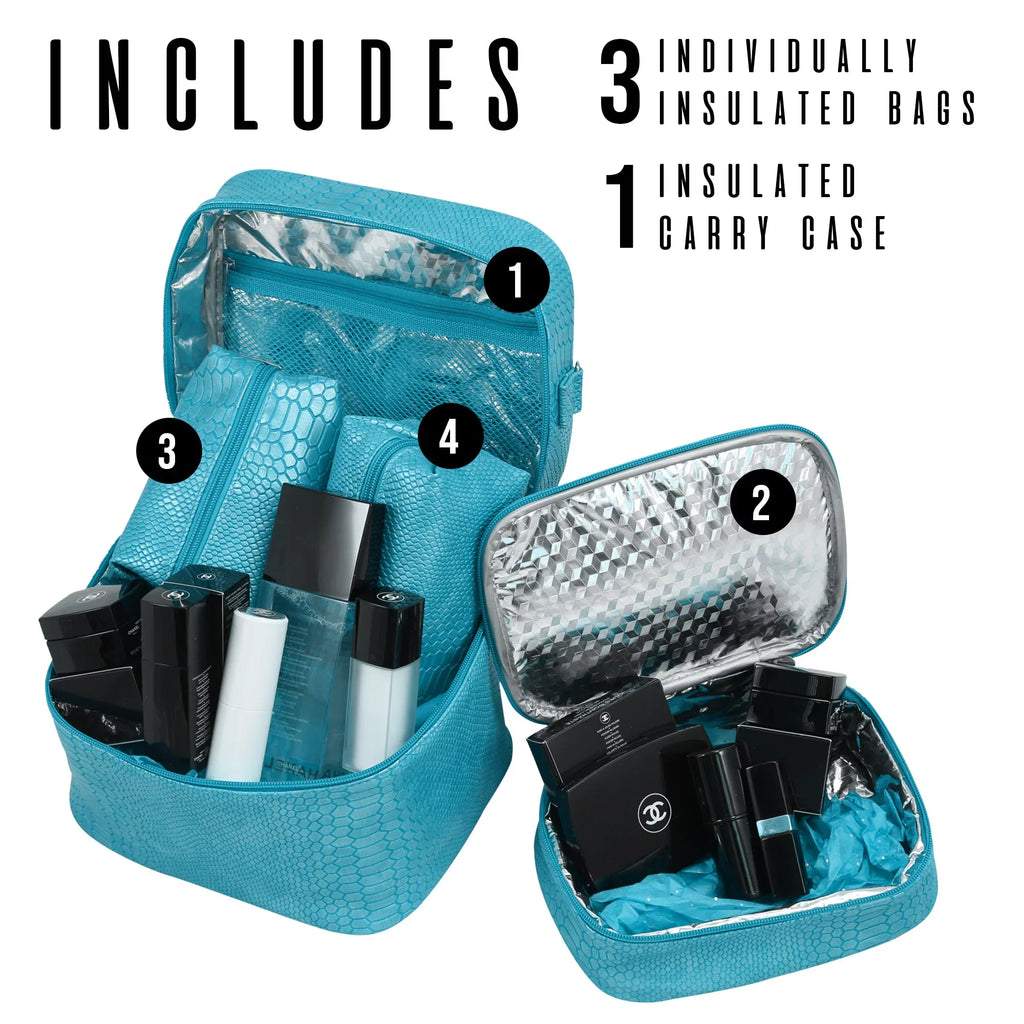 7220-HT Picnic Insulated Bag, One Houndstooth Mojito-Four In Cosmetics Gift