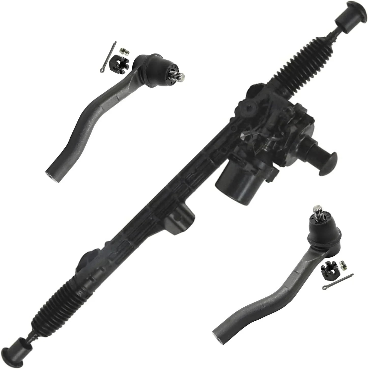 Rack 2.4L Steering Assembly and 2013-2017 2015 Pinion Detroit Pinion and Rods Axle Replacement Steering 2014 2016 for Kit - Honda Power Tie Accord Electric Outer Rack 2