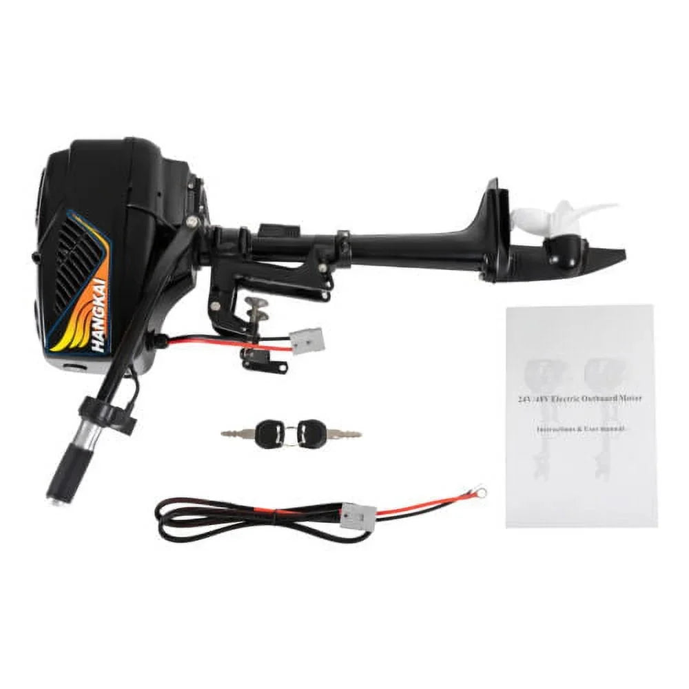 Motor Boat Outboard Electric Engine Fishing Shaft 5.0HP Trolling 48V Short