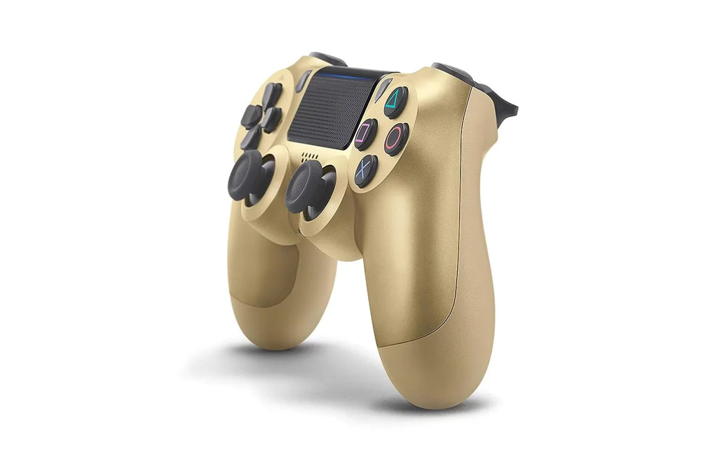 Cable Bundle DualShock Like Wireless New Charging Controller Gold with AXTION PlayStation 4 BOLT