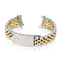 36mm Jubilee Natural Band 4.5C Rolex Custom Yellow 2-Tone Datejust Watch Diamond