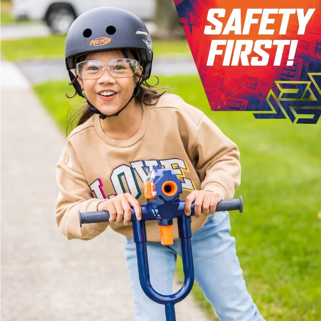 up Blaster, NERF Scooter Volt Ages for 12 Scooter, Kids Foldable 8 Electric Scooter and with Kick