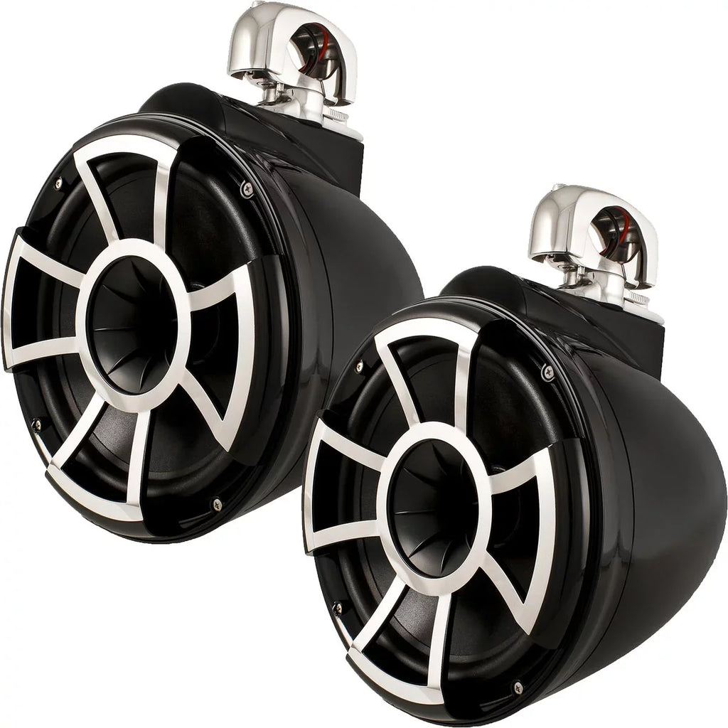 with Black Wet Swivel Speakers & 10" Two G3: Tower Adapters REV10B-SC SDX2 Sounds of Malibu For Pairs Amplifier G3