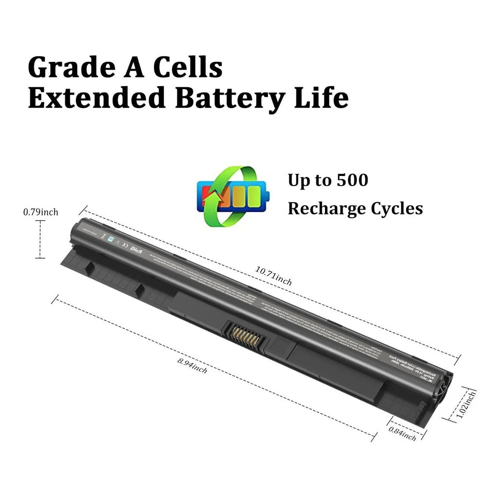 2 5000 14 40WH Series Inspiron 17 M5Y1K Dell for 15 3000 Batteries 14.8V US