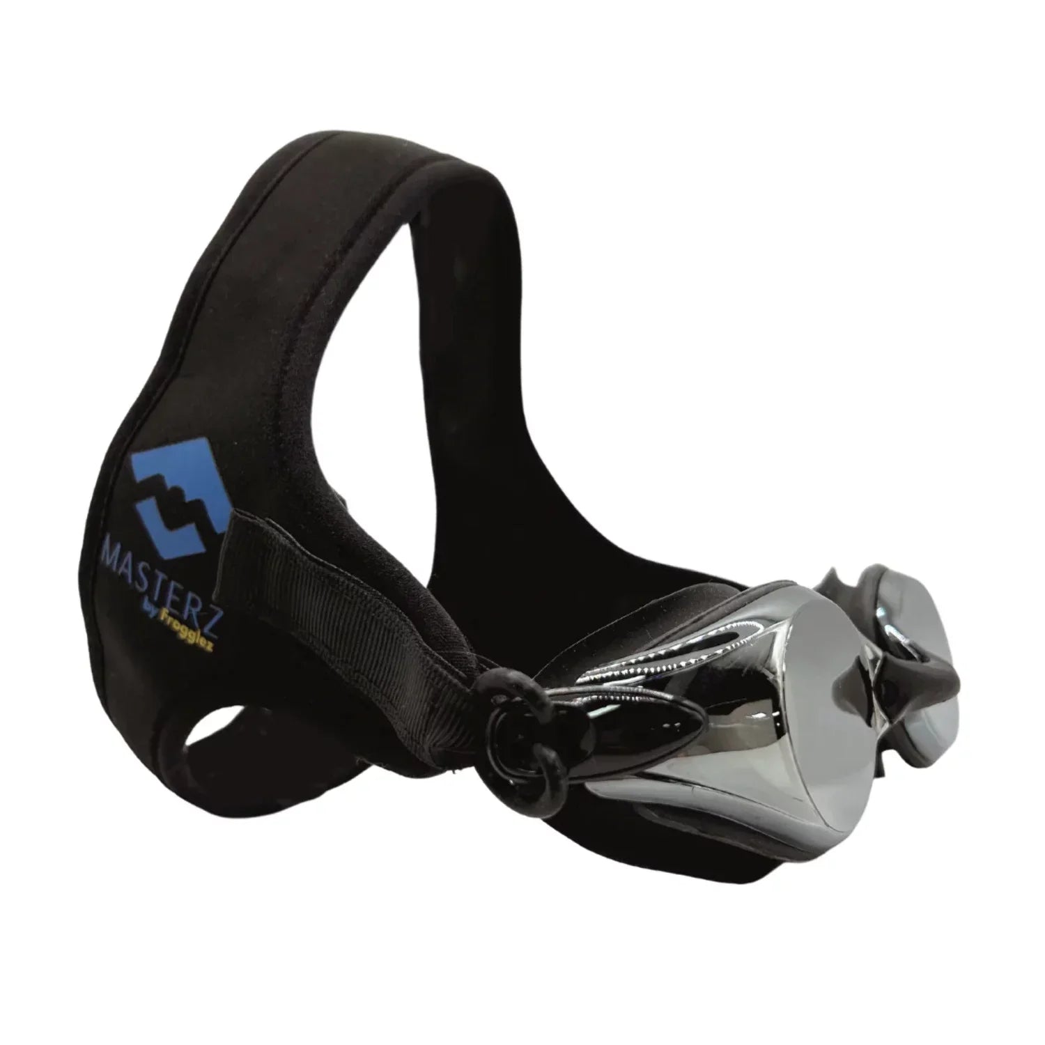 Masterz Frogglez Goggles - for Adults Teens Black Swim &
