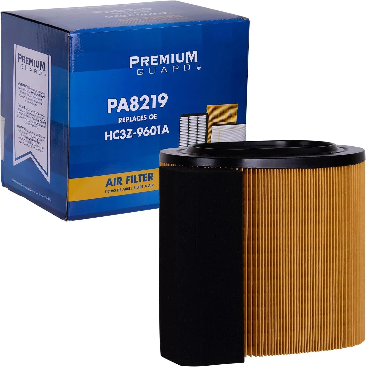 Ford PA8219 Super F-450 F-250 Super F-550 Filter 2017-19 Duty, F-350 Duty PG Duty, | Air Super Super Duty, Fits