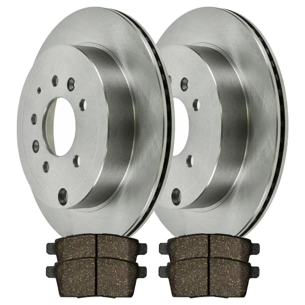 Side 2011 2.3L 2012 2009 Replacement Rotors Pads Ceramic Kit Mazda AutoShack and 2.5L Brake 2007 CX-7 and Rear FWD AWD Driver 2008 2010 for Passenger