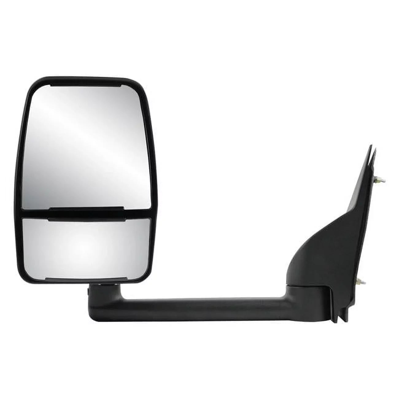 Full w/ dual cover, Side for Mirror Manual Van, Savana Size textured lens, 03-18 62170G GMC foldaway, black System - Fit Towing Driver Chevrolet PTM Express Van/