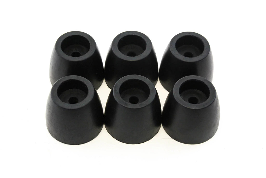 2 Cone Compatible Thick Trailer Inches for Cargo Replacement Hound 6 Stop Ramp Door Bumper Auto with Red Rubber Truck