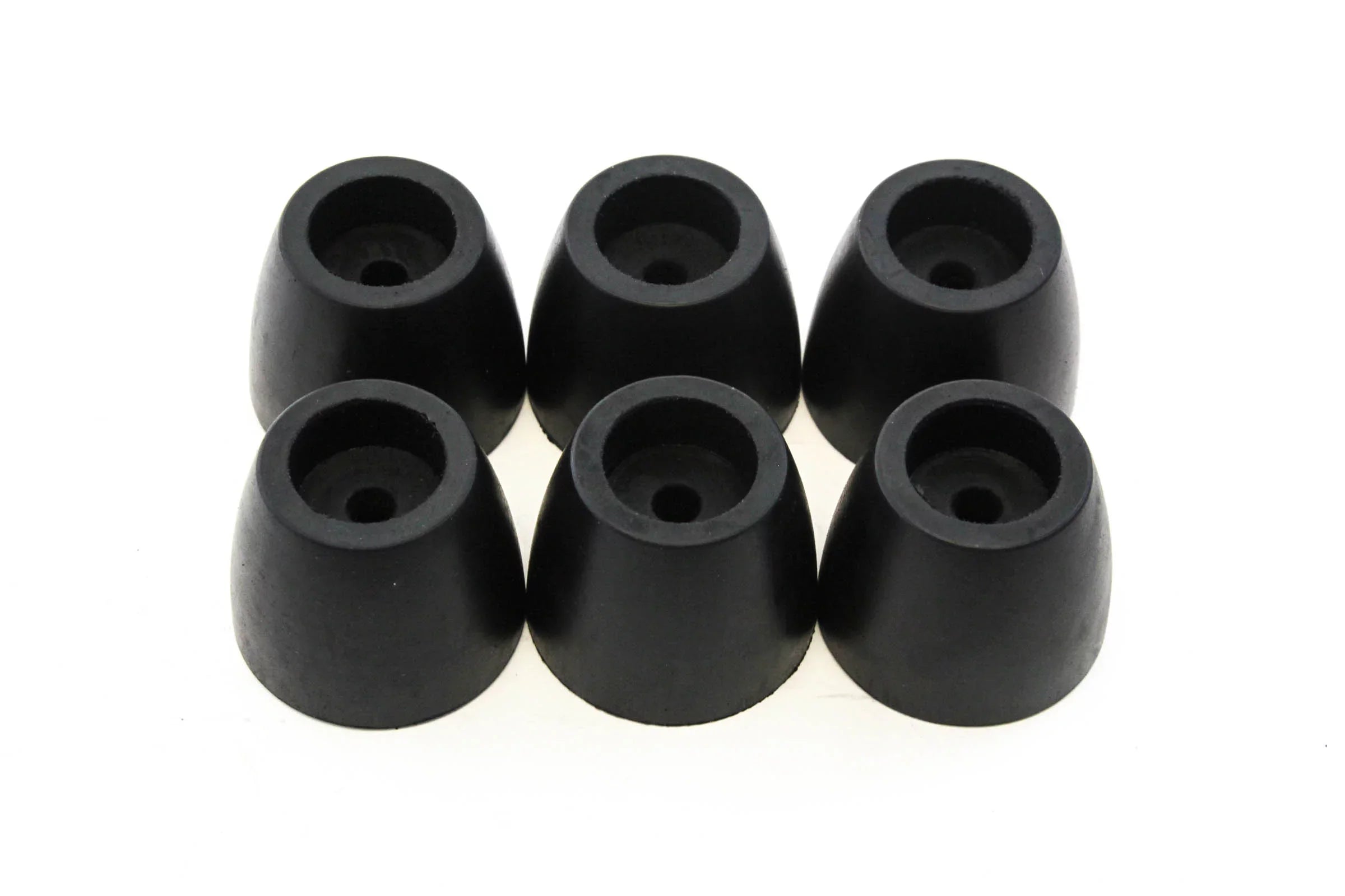 2 Cone Compatible Thick Trailer Inches for Cargo Replacement Hound 6 Stop Ramp Door Bumper Auto with Red Rubber Truck