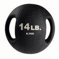 Ball Dual 14lb BLack Grip Medicine BSTDMB14