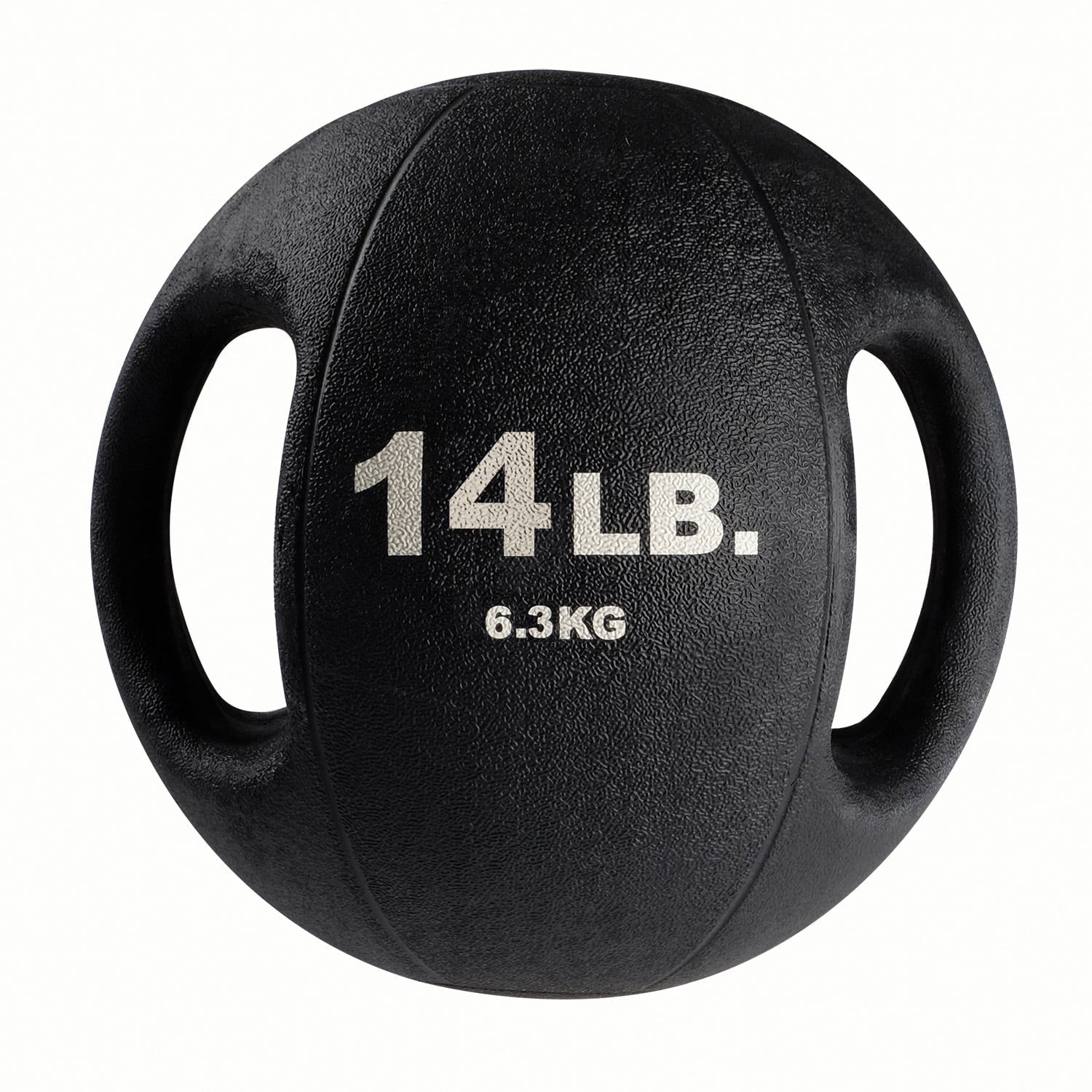 Ball Dual 14lb BLack Grip Medicine BSTDMB14