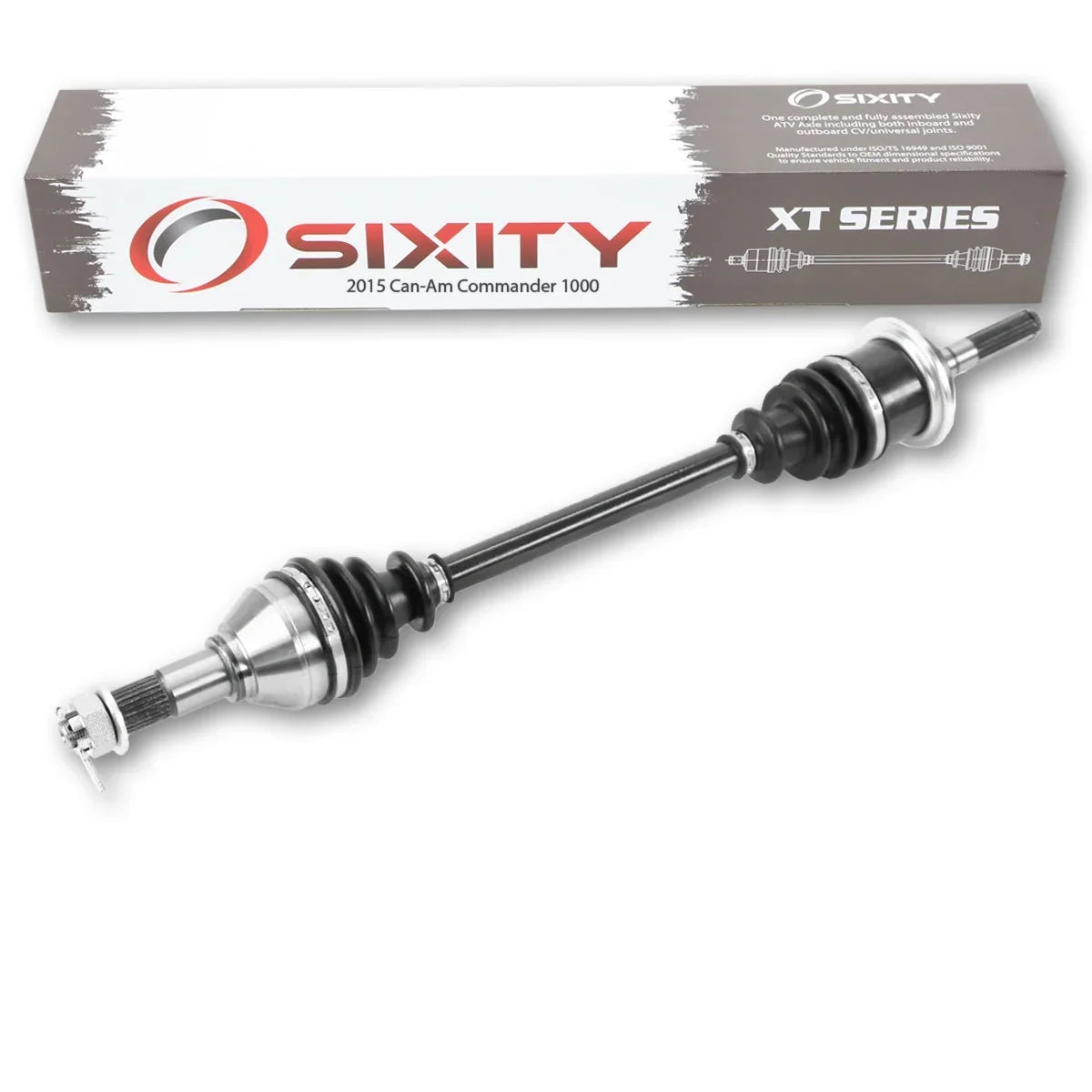'- 1000 Right with 1000 Can-Am Sixity compatible MAX Front Axle DPS XT Commander 2015 4X4 XT