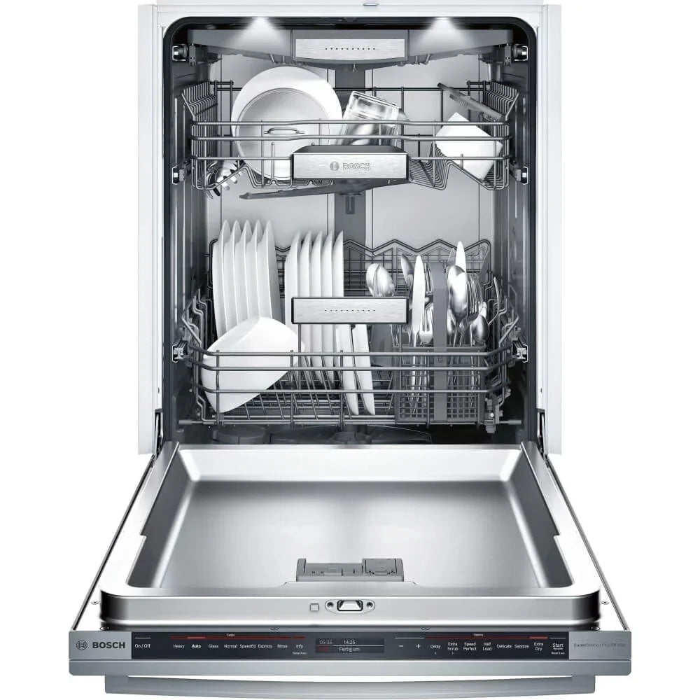 38 SHX89PW75N dBA Dishwasher Rack Bosch with 3rd Stainless