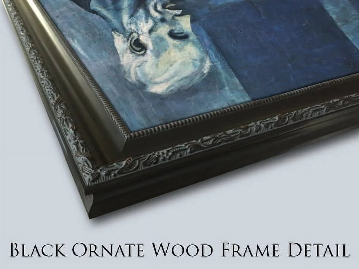 Matted 18x24 Ornate Peak, Framed Moran Rocky 'A Art Print Thomas Mountain Territory' Idaho Black 2x