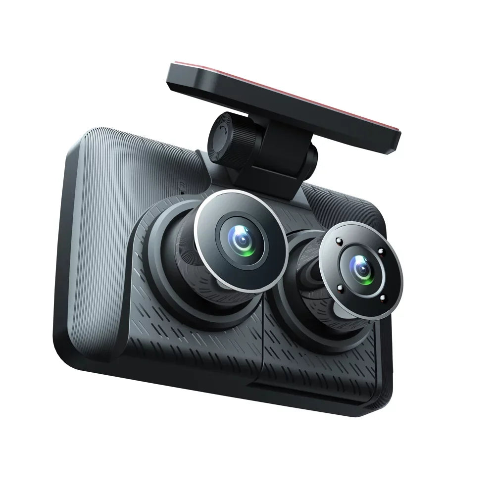 Rearview 4in Car Cameras Ametoys Recording Angle Mirror Safety Clear Car Recorder 3 Auto Wide Driving Recorder Dash Car Video Cam