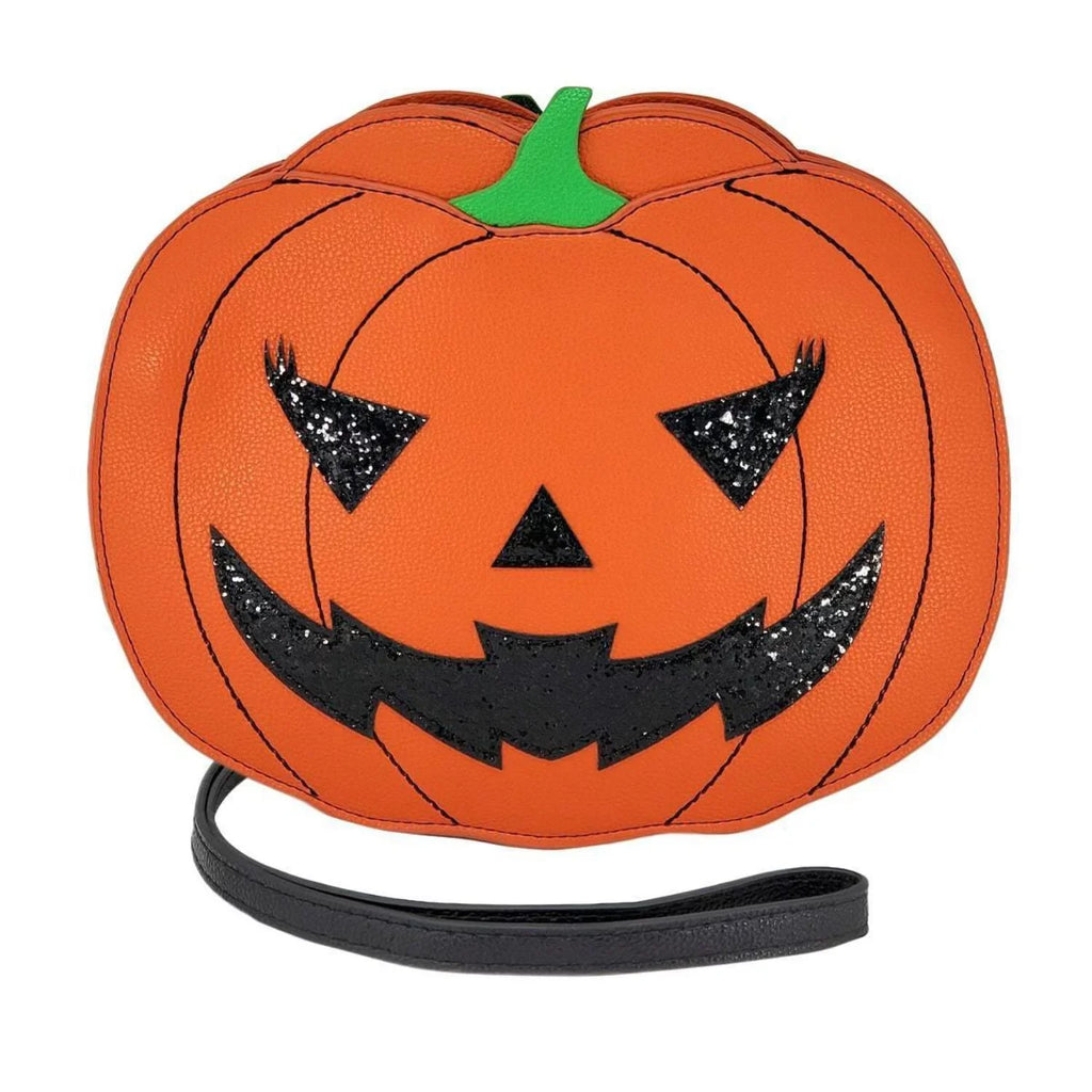 Bag Glitter Lantern Jack O' with Crossbody