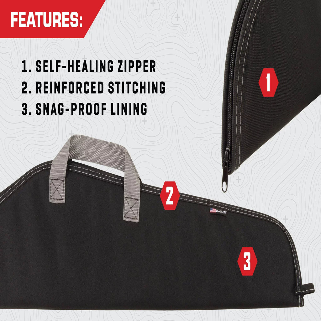 Allen Firearm Handgun Case, Durango Case, Company 601-32 Polyester, Multi-Color Gun 32"