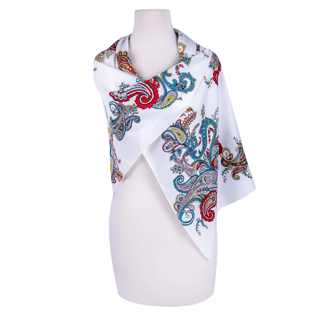 Shawl Travel Fashion Wedding STP Magic Evening Land cm) Shawl for and Silk Wrap Scarf 39x39¡± Women Tops for GOODS Shawl (100x100