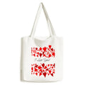 I Valentine's Shopping Bag Red You Casual Satchel Handbag Day Tote Love Canvas