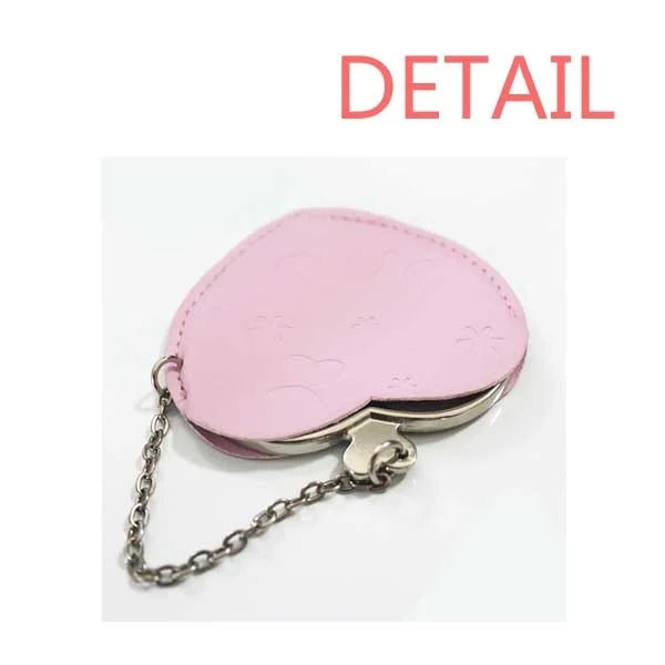 West Mirror Animal Myth Winged Dragon East Purse Makeup Pink Travel Heart