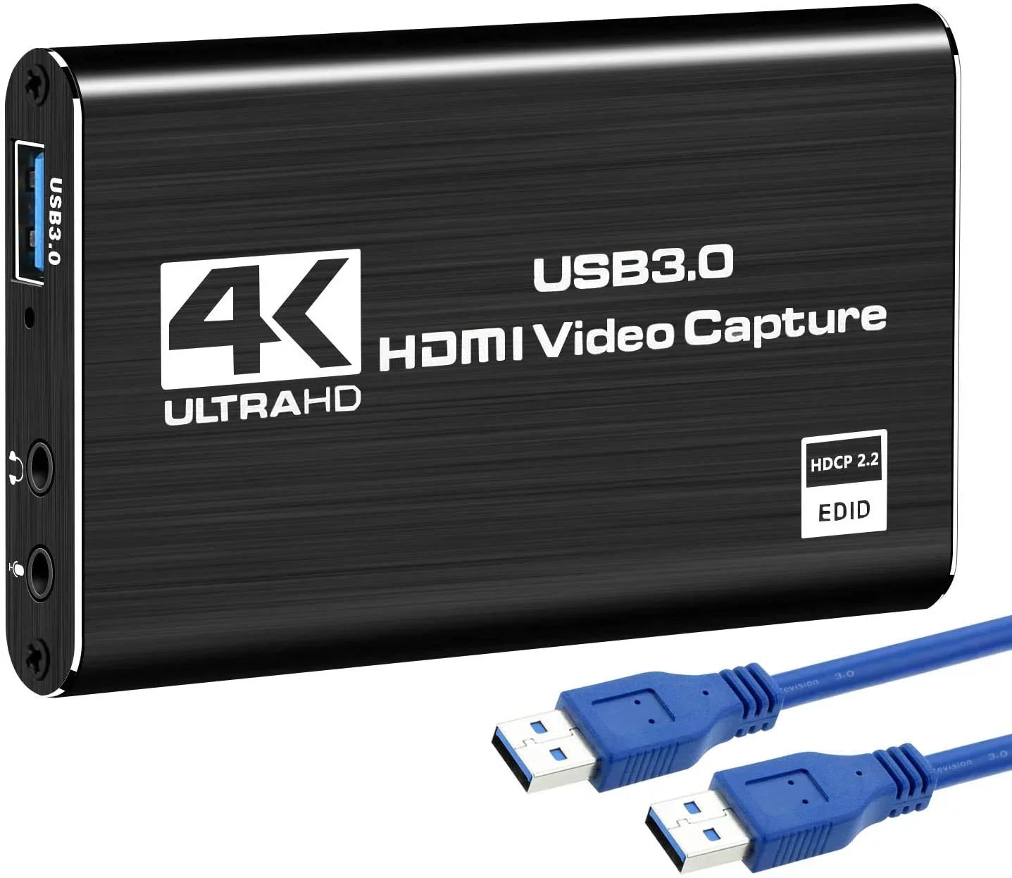 Support Xbox 60HZ Video YouTube OS Twitch System Windows Game OBS to Use Capture X Streaming for USB3.0 HDMI Game and Device One ANSTEN Linux Card, Capture 4K PS4 Recording
