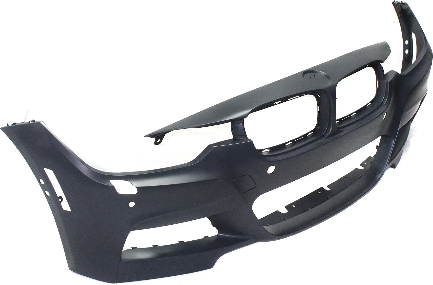 2013-2018 For HLW/PDC COVER 3-SERIES Sensor BUMPER Line BMW Sport M Front Sedan/Wagon Primed with Holes/IPAS/Camera with Compatible