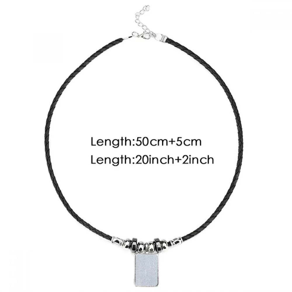 Torque Necklace June May Rope Zodiac Leather Pendant Jewelry Geni Constellation